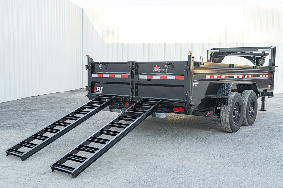 PJ Trailers 16'x83" Gooseneck Low Pro Dump Trailer w/ 2' Sides (DL) - Image 24