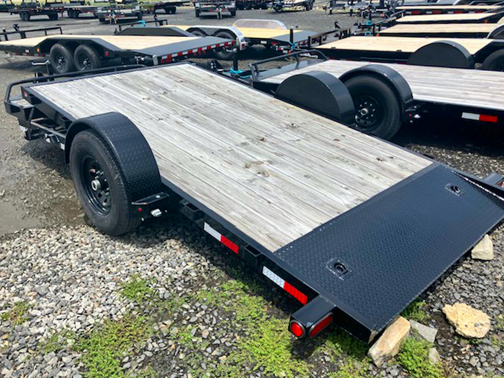 PJ Trailers 16'x81" Single Axle Hydraulic Gravity Tilt Trailer (T1)