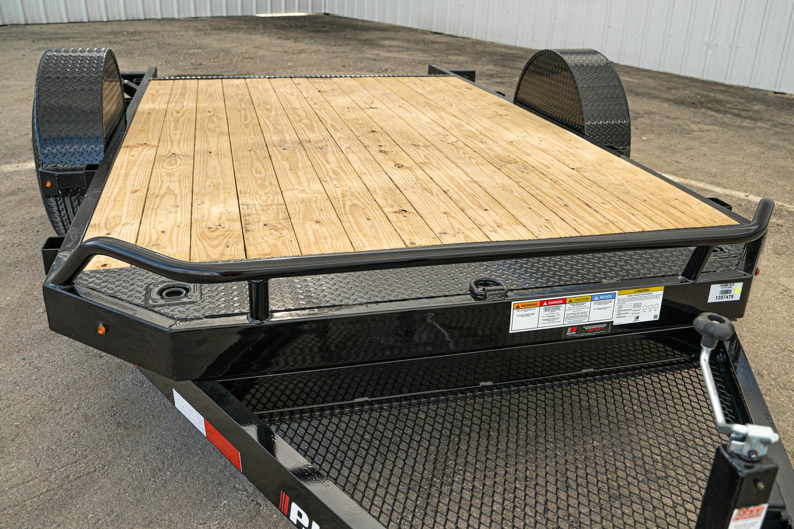 PJ Trailers 16'x81" Single Axle Hydraulic Gravity Tilt Trailer (T1) - Image 8