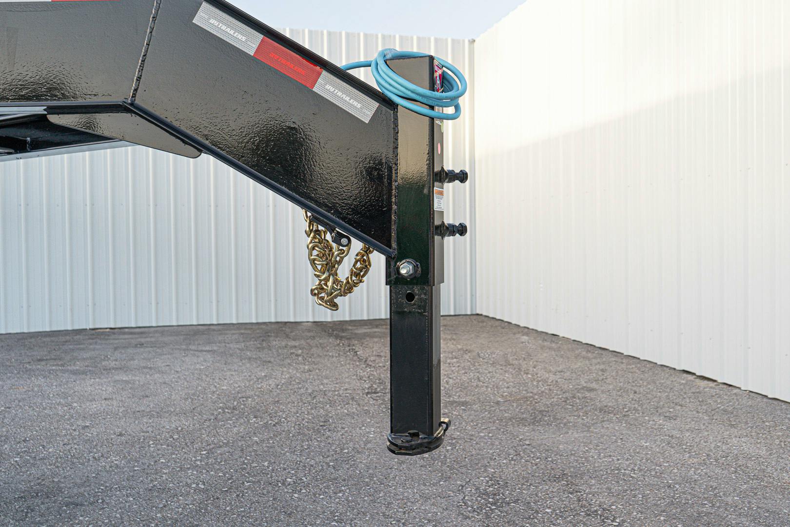 PJ Trailers 26'x102" Gooseneck Deckover Power Tilt Trailer (T8) - Image 10