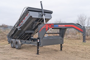 ARC Trailers 14'x83" Gooseneck Telescopic Dump Trailer w/ 2' Sides (GDT)