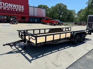 Texas Bragg 20'x83" Utility Trailer w/ Slide-In Ramps (U2)