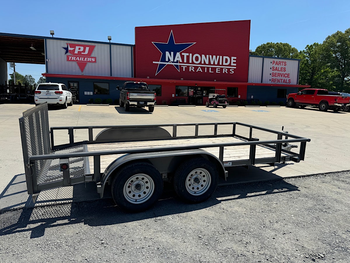 Texas Bragg 14'x83" Utility Trailer w/ 3' Gate & 2' Dovetail (U2) - Image 2