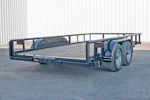Texas Bragg 14'x83" Utility Trailer w/ Slide-In Ramps (U2) Stock #86974 - Thumbnail 2