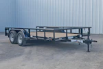 Texas Bragg 14'x83" Utility Trailer w/ Slide-In Ramps (U2) Stock #86974 - 2 more images
