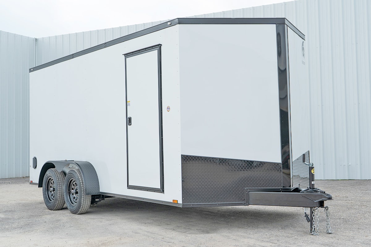 Spartan 7'x16' Enclosed Cargo Trailer w/ Rear Barn Doors (C2) - Image 2