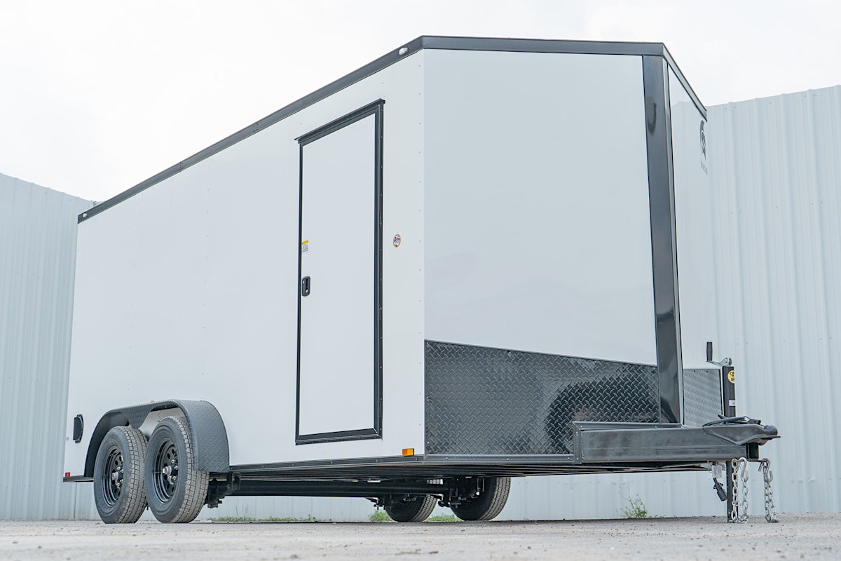 Spartan 7'x16' Enclosed Cargo Trailer w/ Rear Barn Doors (C2) - Image 3