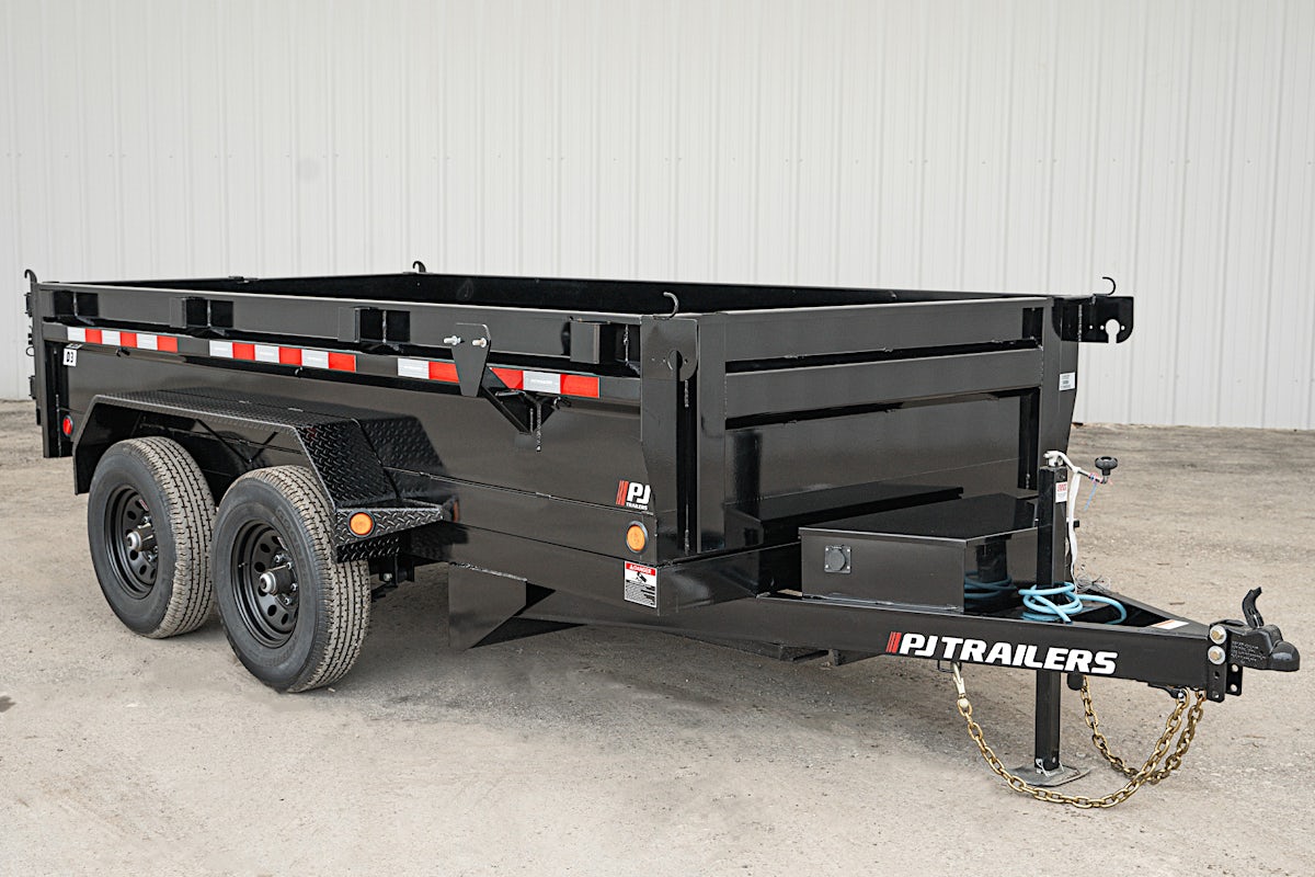 PJ Trailers 12'x72" Hydraulic Dump Trailer w/ 20" Sides (D3) - Image 5