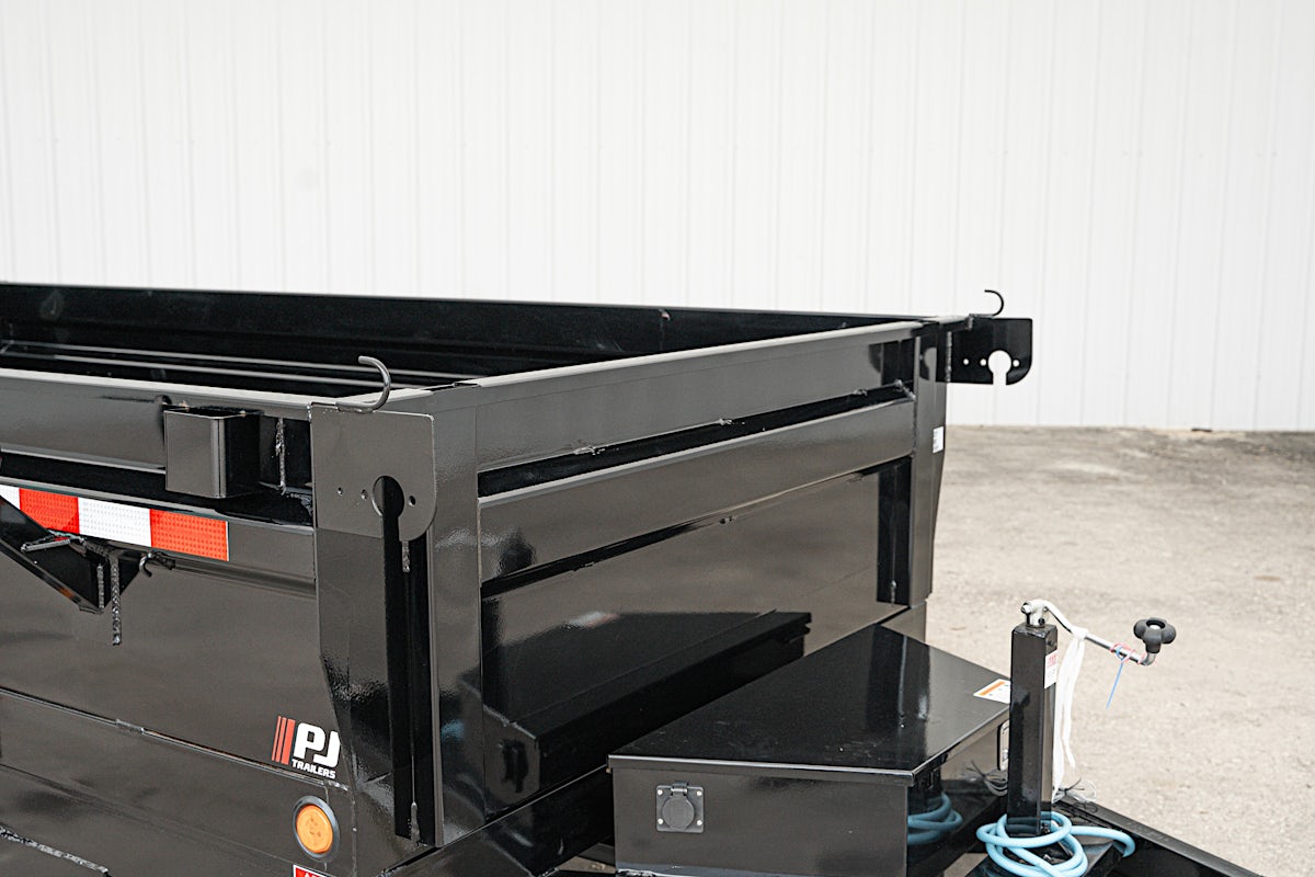 PJ Trailers 12'x72" Hydraulic Dump Trailer w/ 20" Sides (D3) - Image 11