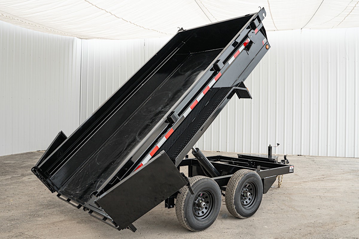 PJ Trailers 12'x72" Hydraulic Dump Trailer w/ 20" Sides (D3) - Image 1
