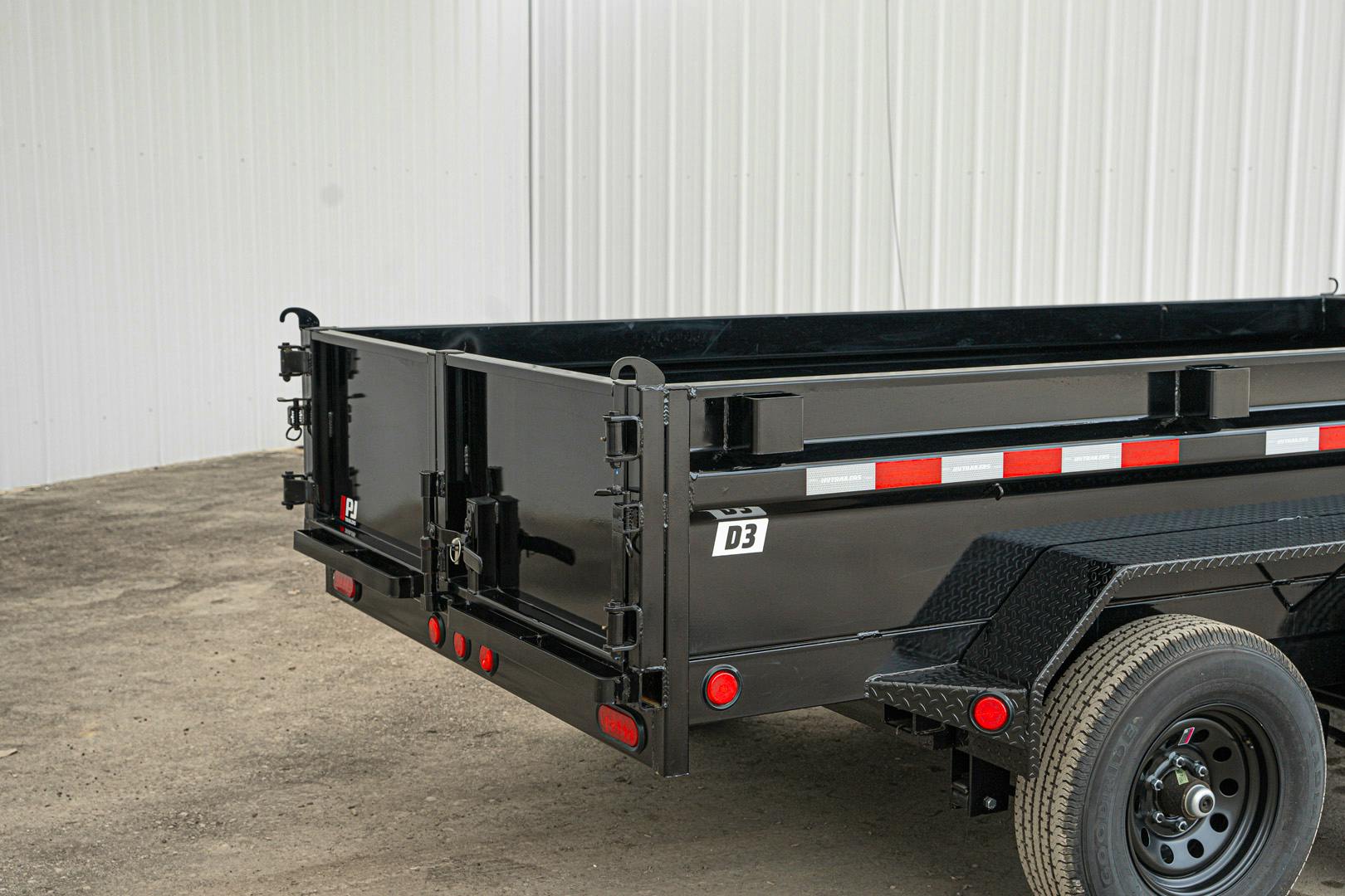 PJ Trailers 12'x72" Hydraulic Dump Trailer w/ 20" Sides (D3) - Image 15