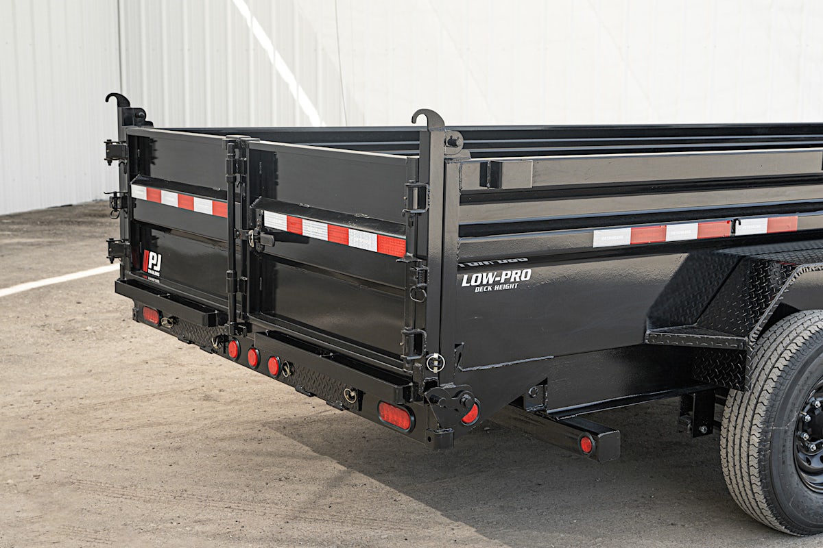 PJ Trailers 16'x83" Low Pro Dump Trailer w/ 2' Sides (DL) - Image 10