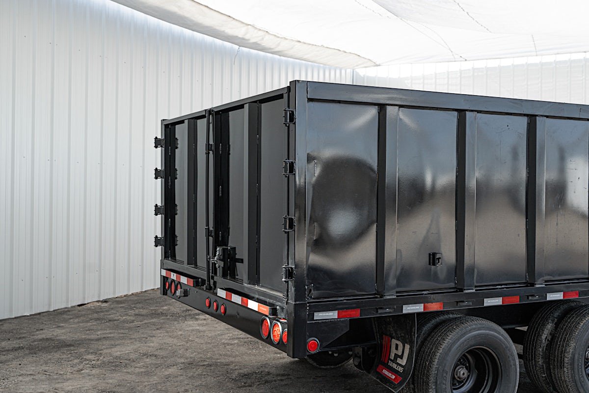 PJ Trailers 20'x96" Gooseneck Dual Dump Trailer w/ 4' Sides (DD) - Image 15