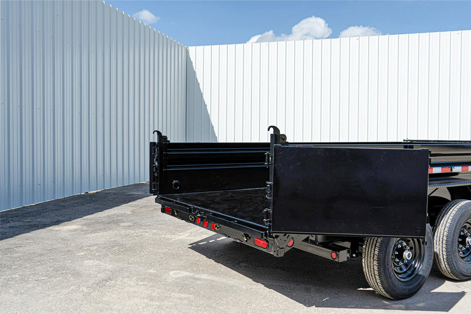 PJ Trailers 14'x83" Telescopic Dump Trailer w/ 2' Sides (DT) - Image 26