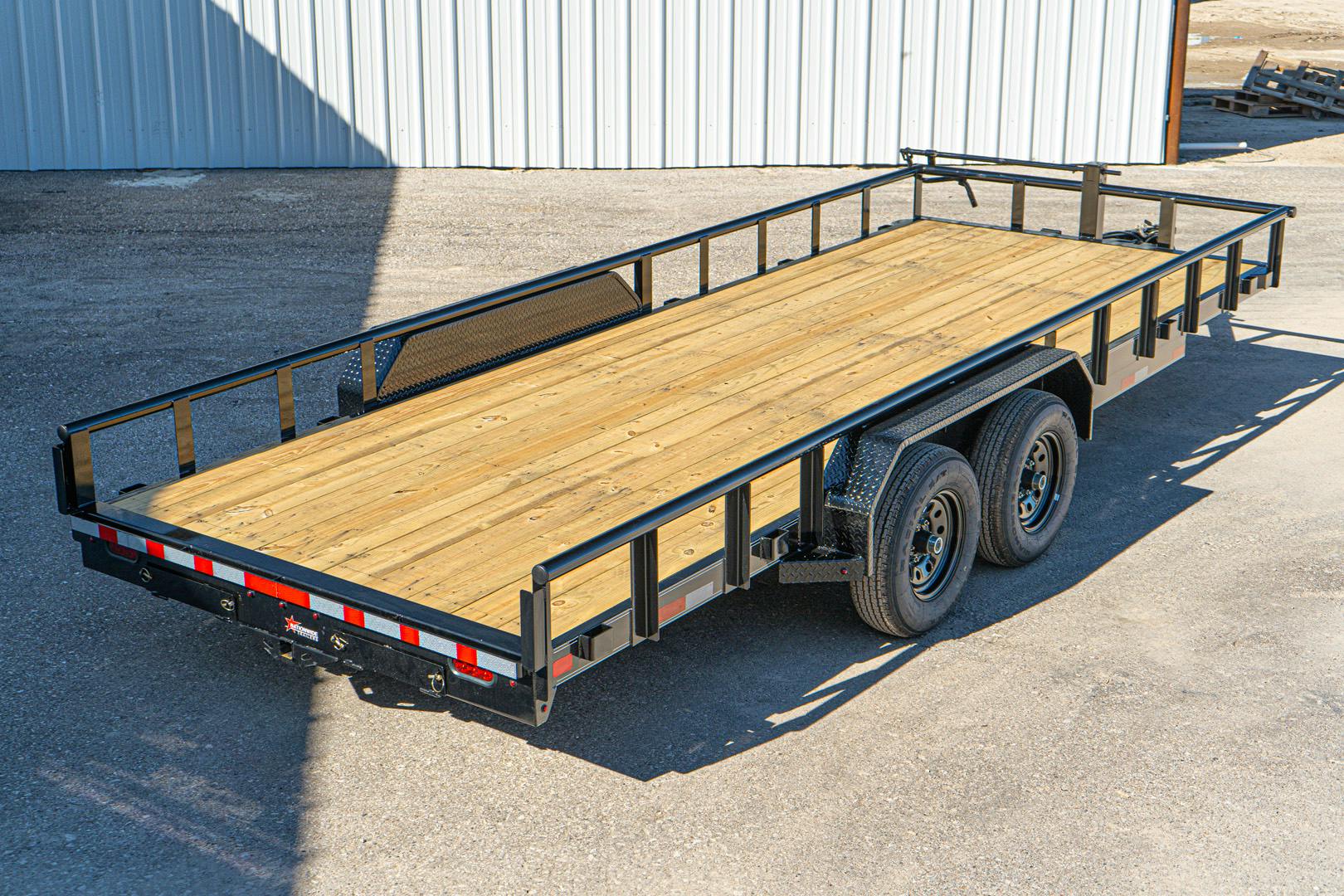 X-ON 20'x83" Utility Trailer w/ Slide-In Ramps (U2) - Image 12