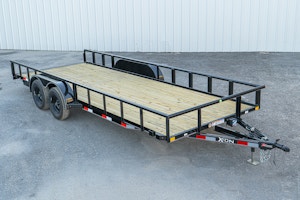 X-ON 20'x83" Utility Trailer w/ Slide-In Ramps (U2)