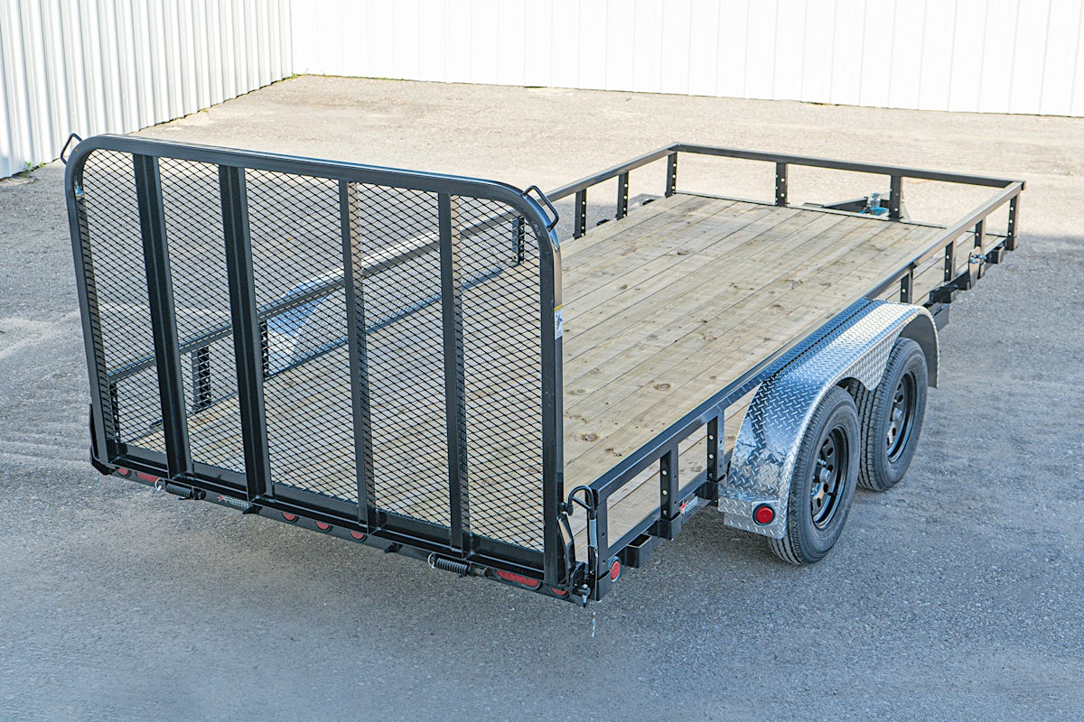 PJ Trailers 16'x83" Tandem Axle 4" Channel Utility Trailer (UL) - Stock #87056 - Image 10 of 13 PJ Trailers 16'x83" Tandem Axle 4" Channel Utility Trailer (UL) - Stock #87056 - Image 10 of 13