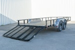 PJ Trailers 16'x83" Tandem Axle 4" Channel Utility Trailer (UL) Stock #87056 - Thumbnail 13