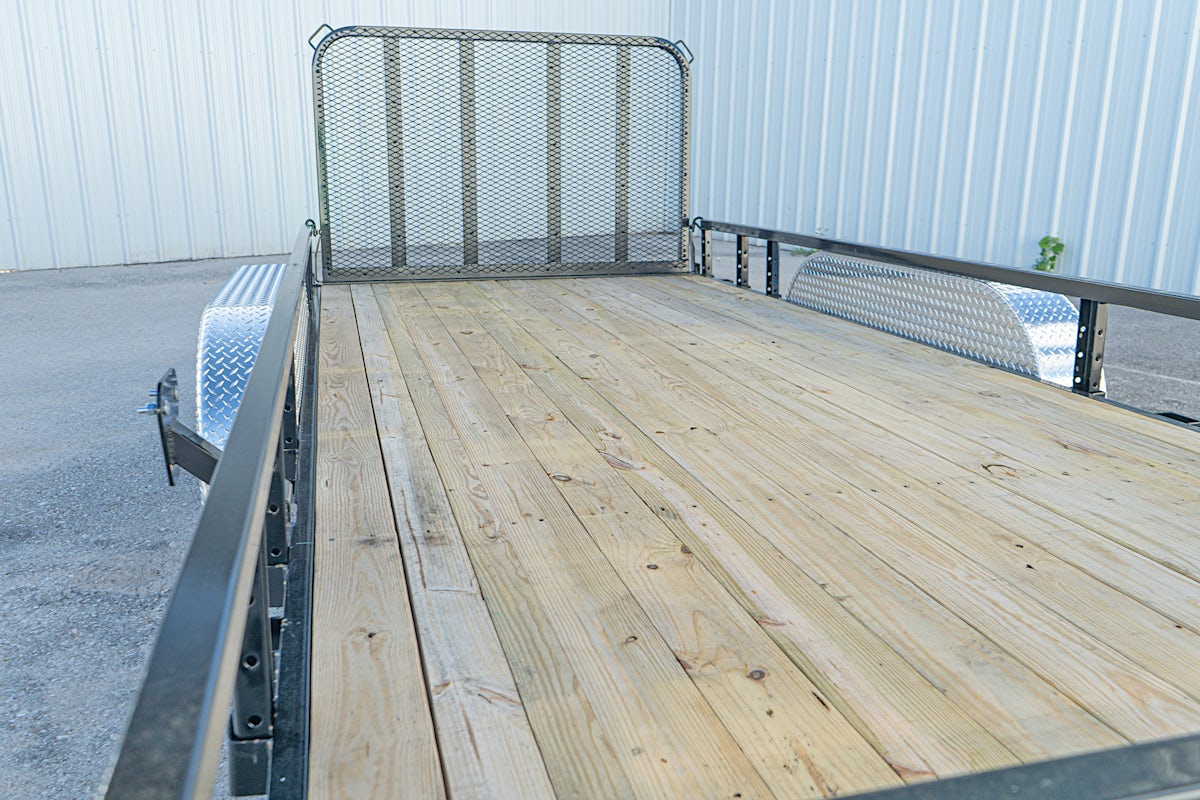 PJ Trailers 16'x83" Tandem Axle 4" Channel Utility Trailer (UL) - Stock #87056 - Image 5 of 13 PJ Trailers 16'x83" Tandem Axle 4" Channel Utility Trailer (UL) - Stock #87056 - Image 5 of 13