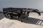PJ Trailers 14'x83" GN Telescopic Dump Trailer w/ 4' Sides (DT) Stock #87059 - Thumbnail 2