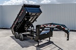 PJ Trailers 14'x83" Low Pro High Side Dump Trailer w/ 3' Sides (DM) Stock #87064 - Thumbnail 1