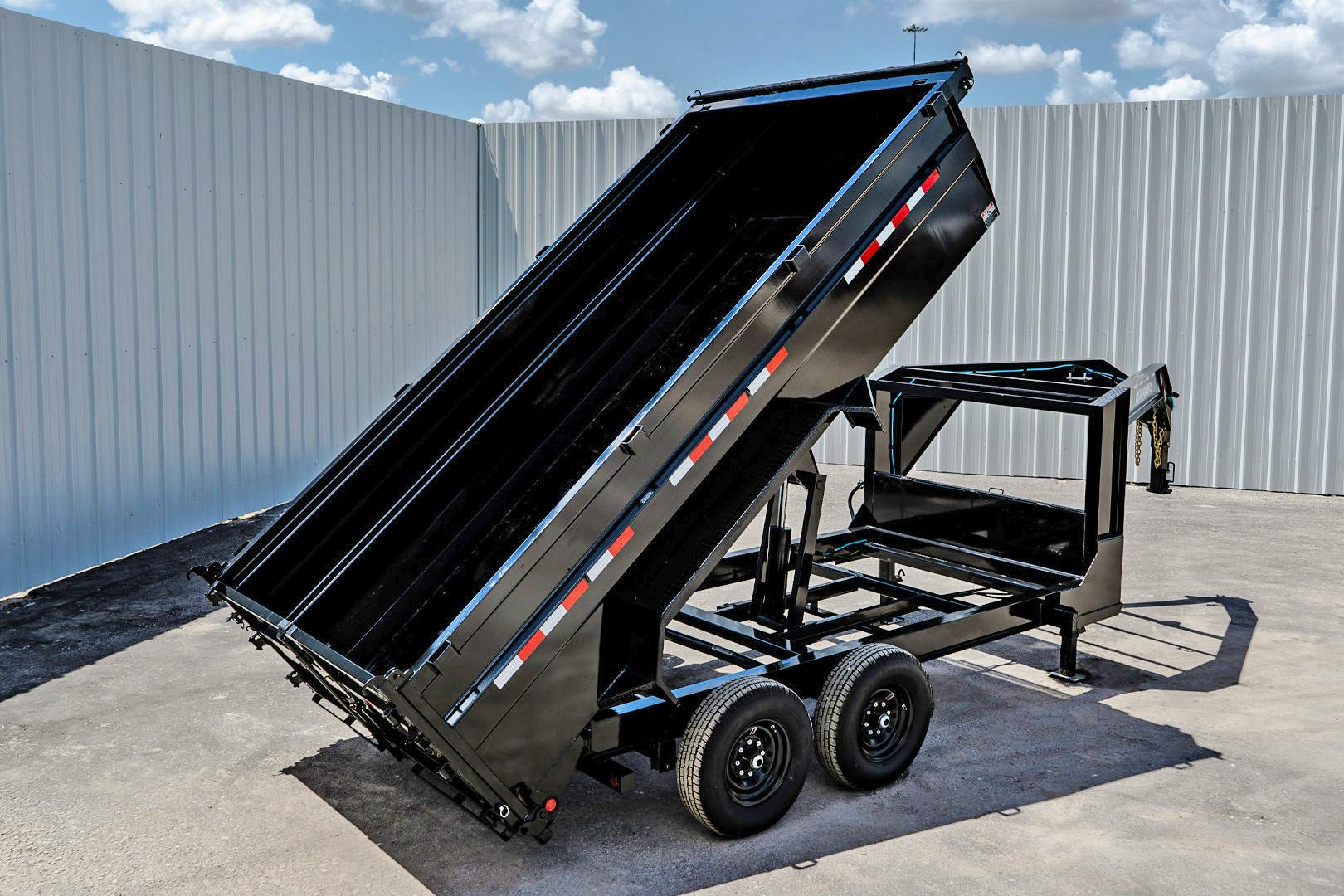 PJ Trailers 14'x83" Low Pro High Side Dump Trailer w/ 3' Sides (DM) - Stock #87064 - Image 21 of 35