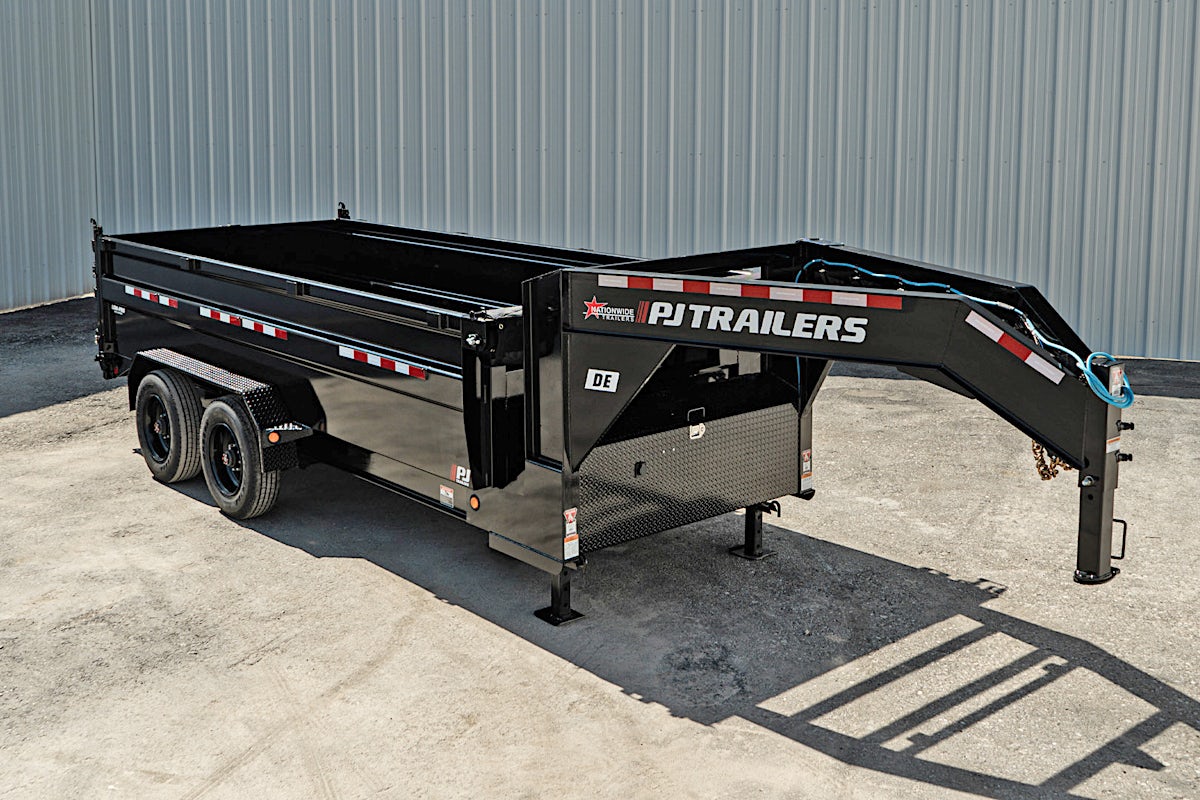 PJ Trailers 16'x83" Gooseneck HD Low Pro Dump Trailer w/ 3' Sides (DE) - Stock #87065 - Image 2 of 30 PJ Trailers 16'x83" Gooseneck HD Low Pro Dump Trailer w/ 3' Sides (DE) - Stock #87065 - Image 2 of 30