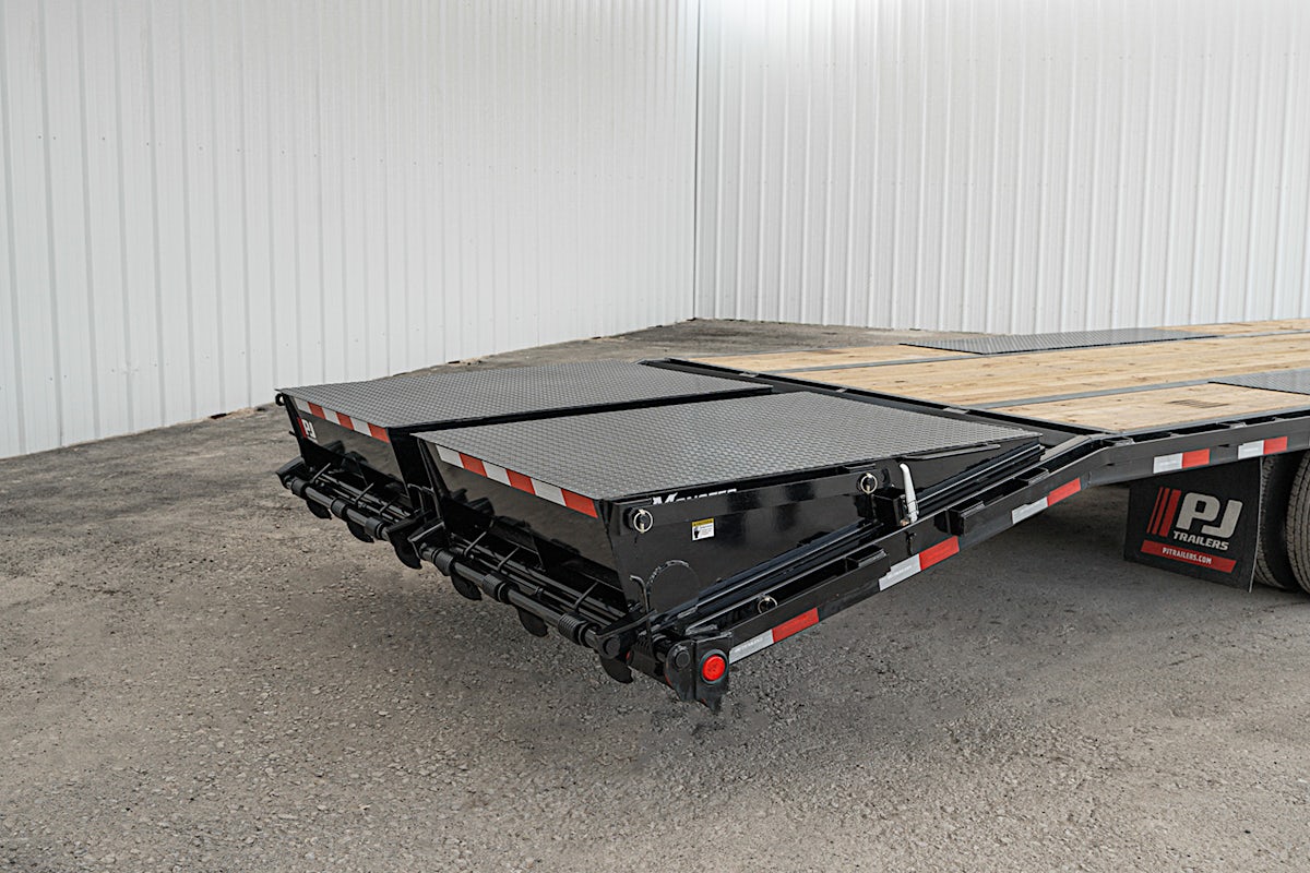 PJ Trailers 40'x102" Gooseneck Low Pro Flatbed Trailer w/ Duals (LD) - Stock #87066 - Image 11 of 19 PJ Trailers 40'x102" Gooseneck Low Pro Flatbed Trailer w/ Duals (LD) - Stock #87066 - Image 11 of 19