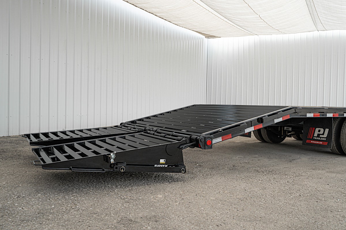 PJ Trailers 40'x102" Gooseneck Low Pro Flatbed Trailer w/ Duals (LD) - Stock #87066 - Image 16 of 19 PJ Trailers 40'x102" Gooseneck Low Pro Flatbed Trailer w/ Duals (LD) - Stock #87066 - Image 16 of 19