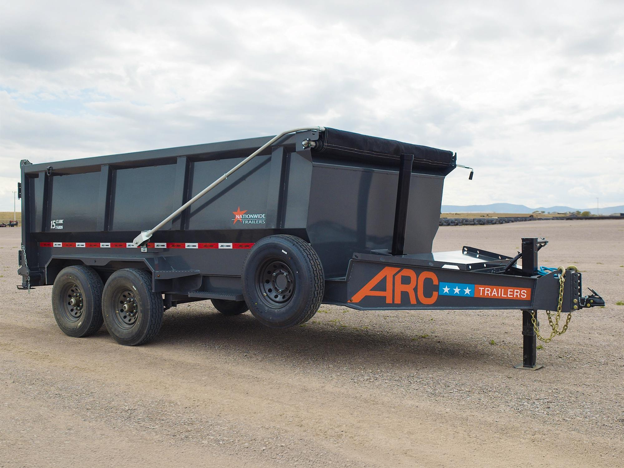 ARC Trailers 14'x83" Telescopic Dump Trailer w/ 4' Sides (BDT) - Stock #87082 - Image 1 of 6