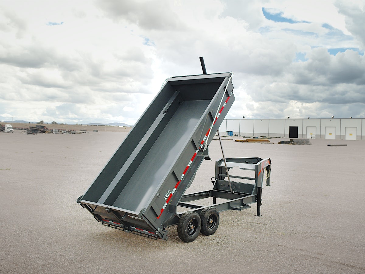 ARC Trailers 16'x83" Gooseneck Telescopic Dump Trailer w/ 3' Sides (GDT) - Stock #87083 - Image 7 of 8 ARC Trailers 16'x83" Gooseneck Telescopic Dump Trailer w/ 3' Sides (GDT) - Stock #87083 - Image 7 of 8