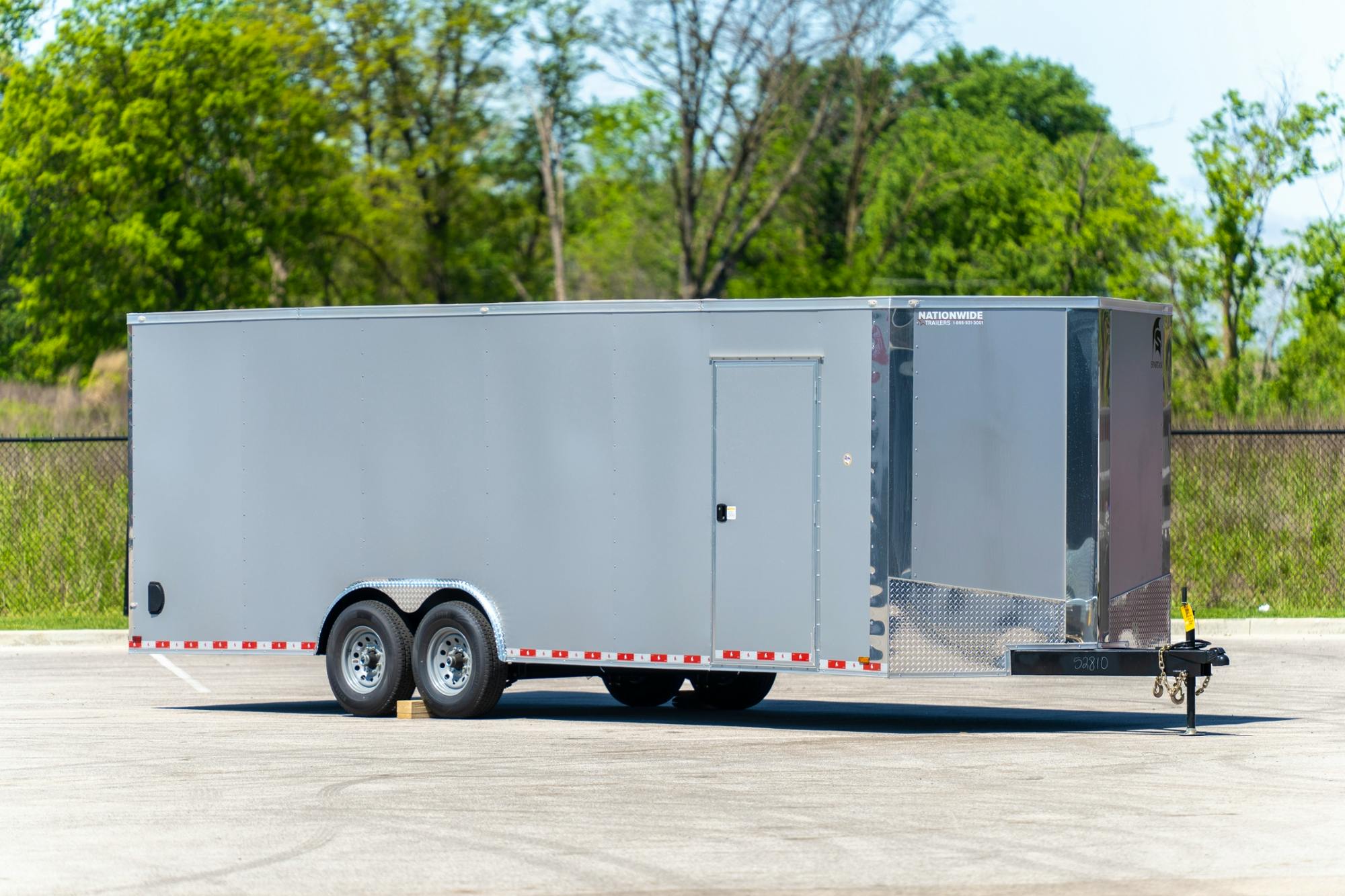 Spartan 8.5'x24' Enclosed Cargo Trailer w/ Rear Ramp Door (C2) - Stock #87102 - Image 1 of 4