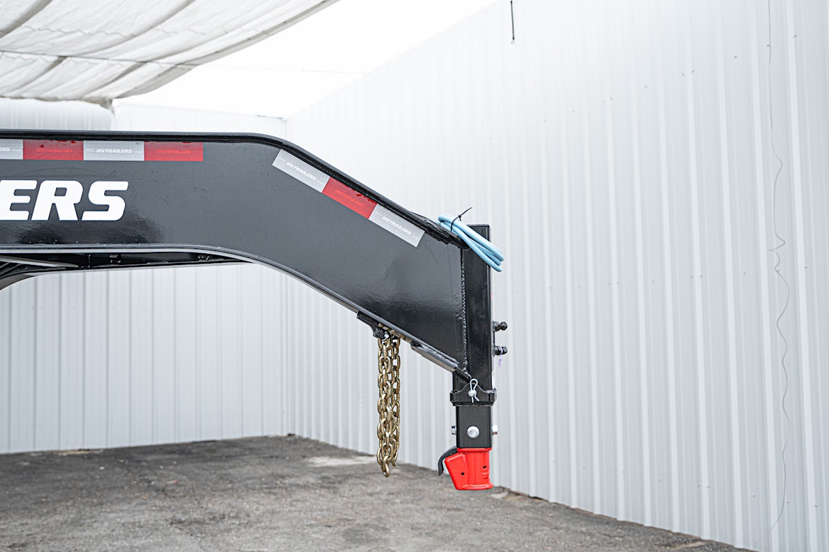 PJ Trailers 32'x102" Gooseneck Low Pro Flatbed Trailer w/ Singles (LS) - Image 5