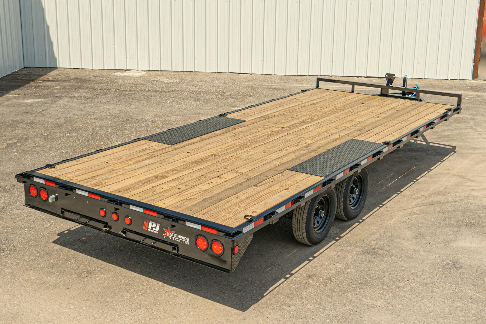 PJ Trailers 20'x101" Med. Duty 6" Channel Deckover Flatbed Trailer (L6) - Image 13