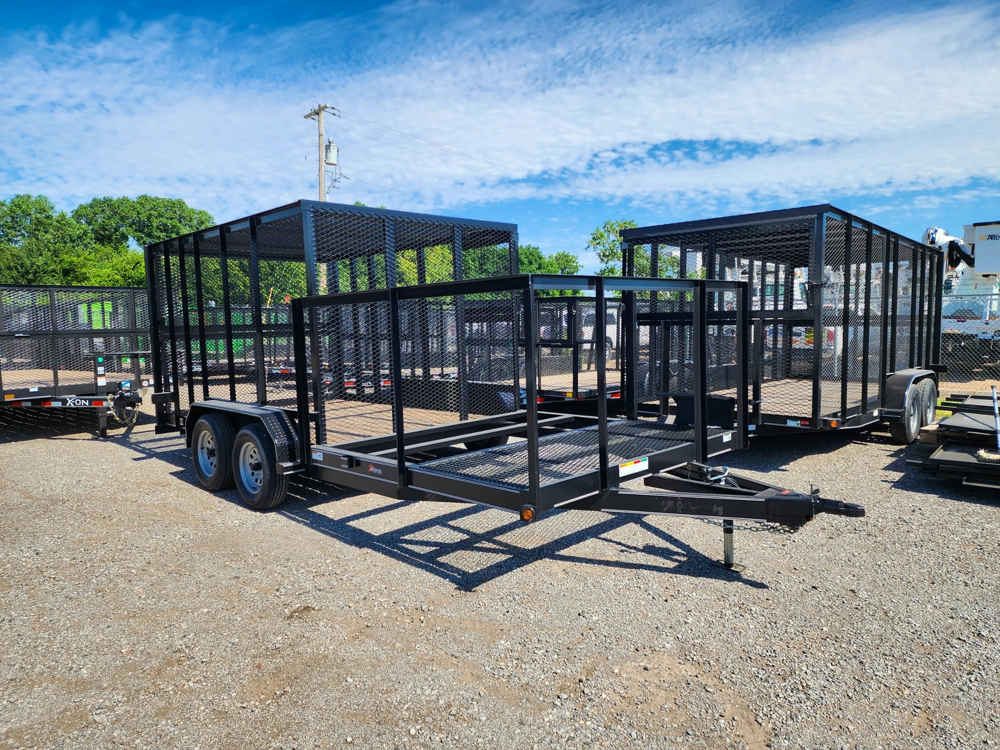 Texas Bragg 18'x83" Porta Potty Trash Trailer w/ Tandem Axle (ST)