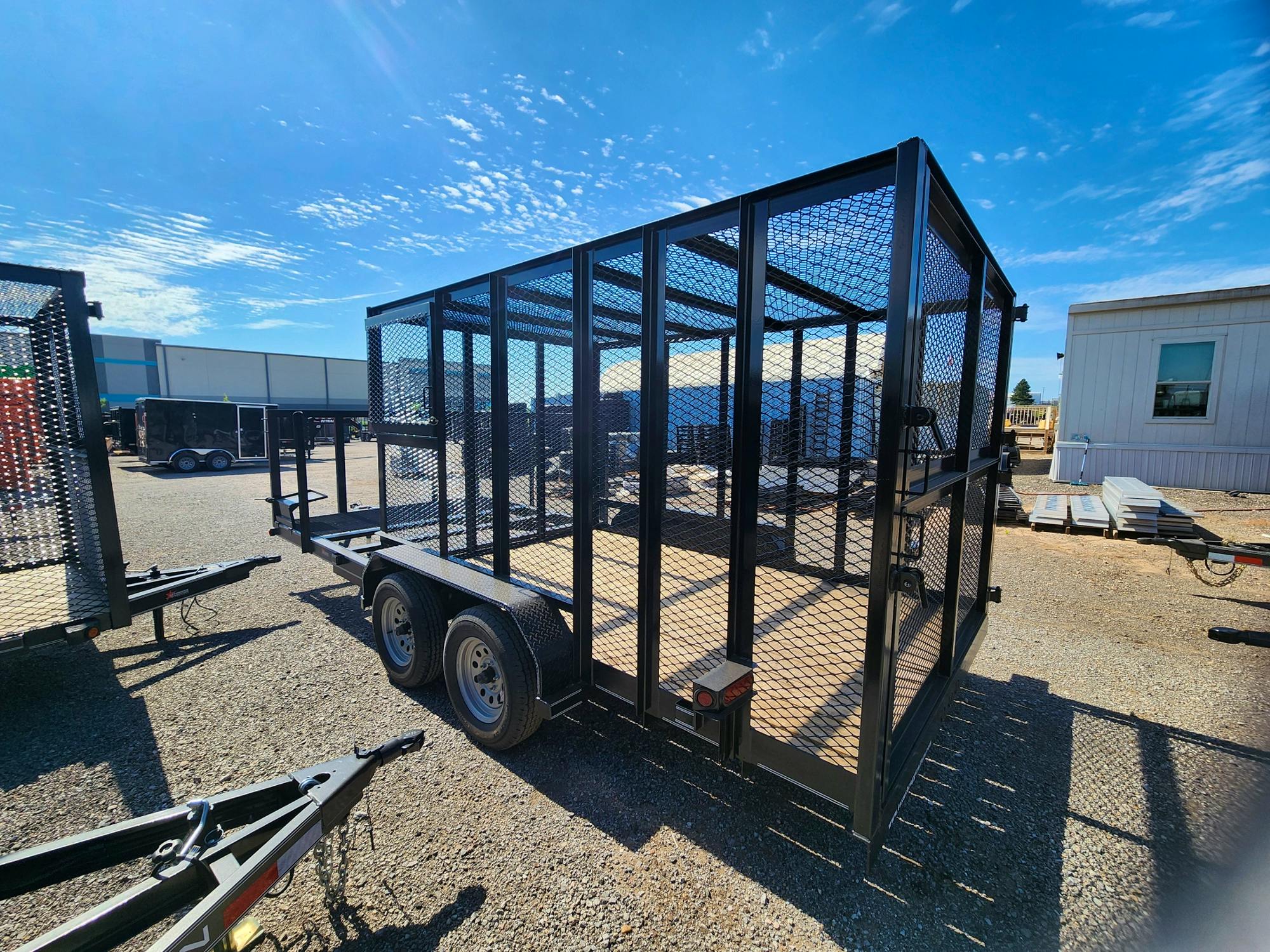 Texas Bragg 18'x83" Porta Potty Trash Trailer w/ Tandem Axle (ST)