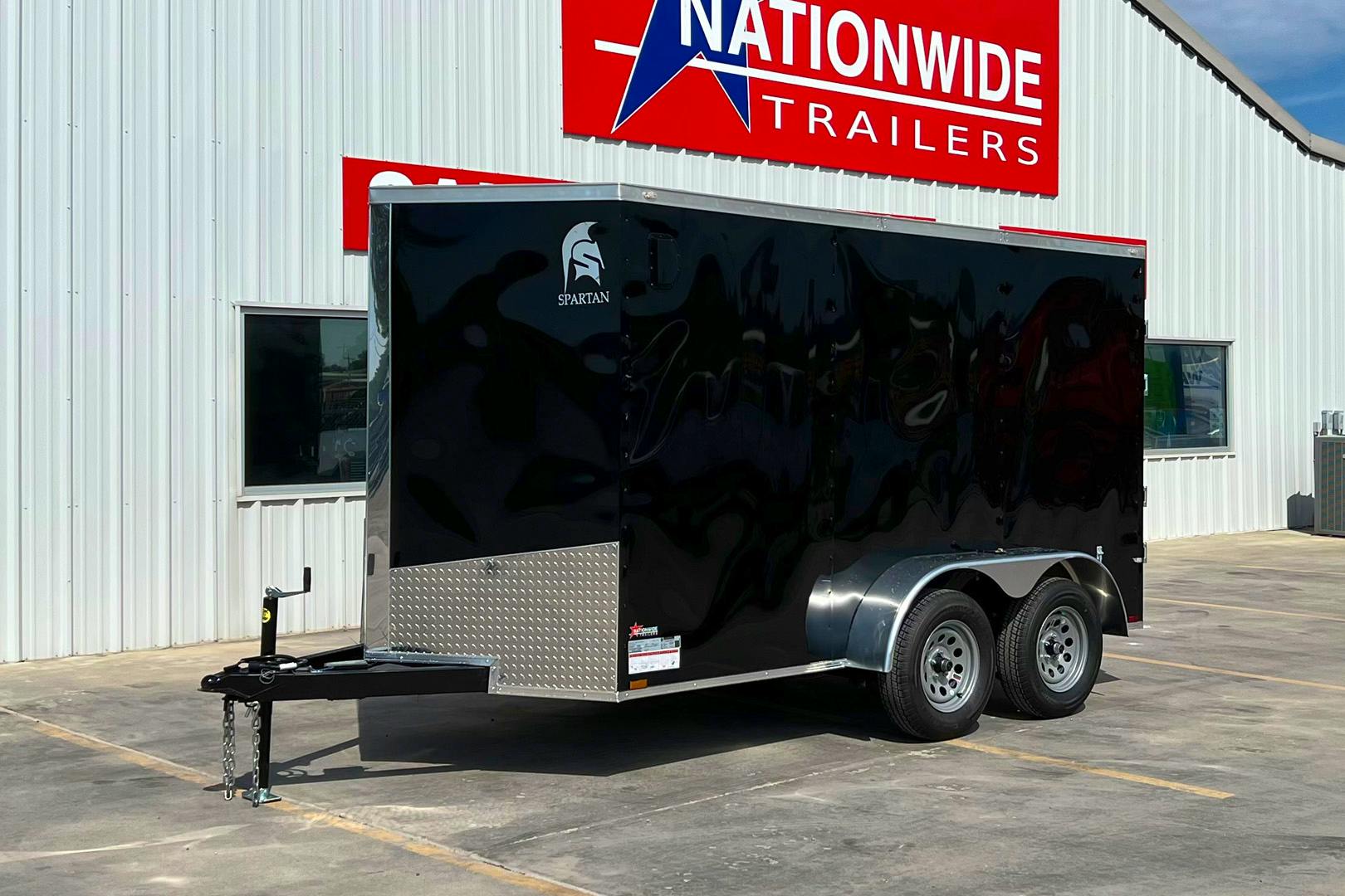 Spartan 6'x12' Enclosed Cargo Trailer w/ Rear Barn Doors (C2) - Image 1