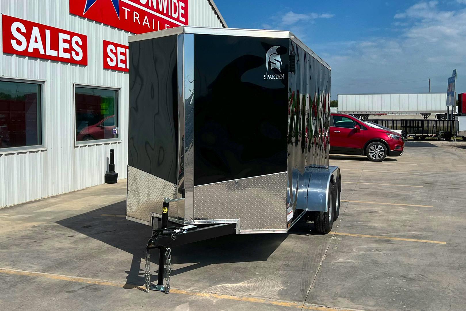 Spartan 6'x12' Enclosed Cargo Trailer w/ Rear Barn Doors (C2) - Image 2