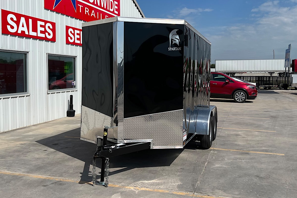 Spartan 6'x12' Enclosed Cargo Trailer w/ Rear Barn Doors (C2) - Image 2