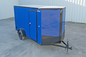 Spartan 6'x12' Enclosed Cargo Trailer w/ Rear Ramp Door (C1)