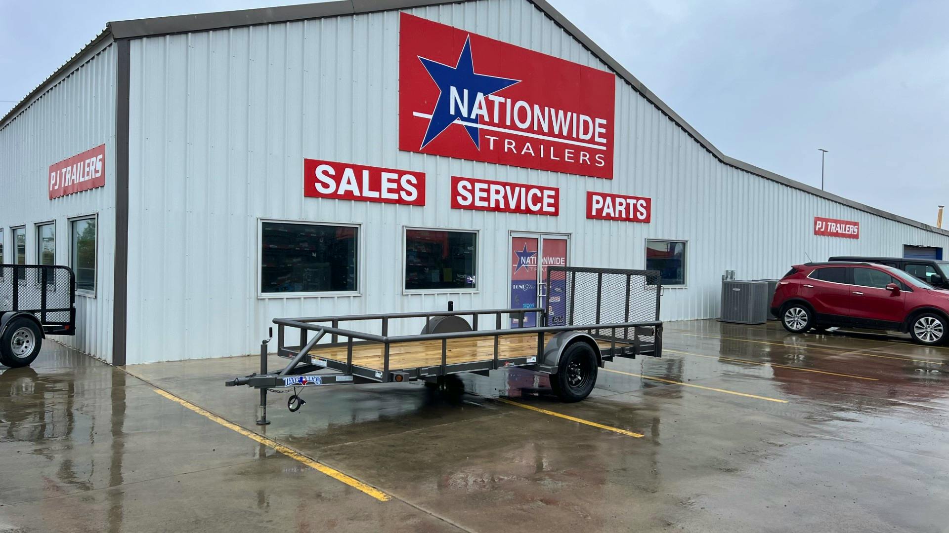 Texas Bragg 14'x83" Utility Trailer w/ 4' Gate (U2) - Image 1