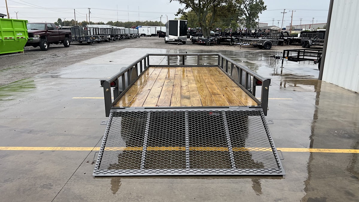 Texas Bragg 14'x83" Utility Trailer w/ 4' Gate (U2) - Image 4