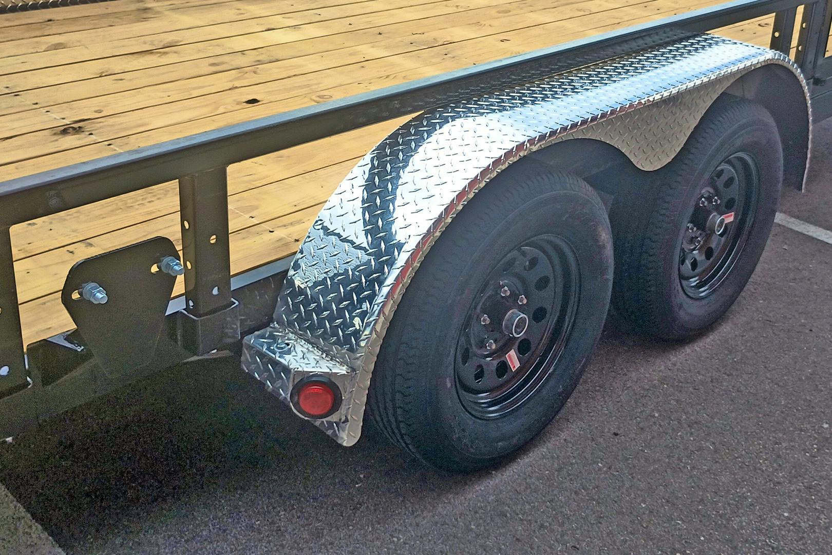 PJ Trailers 16'x77" Tandem Axle 4" Channel Utility Trailer (UK) - Image 6