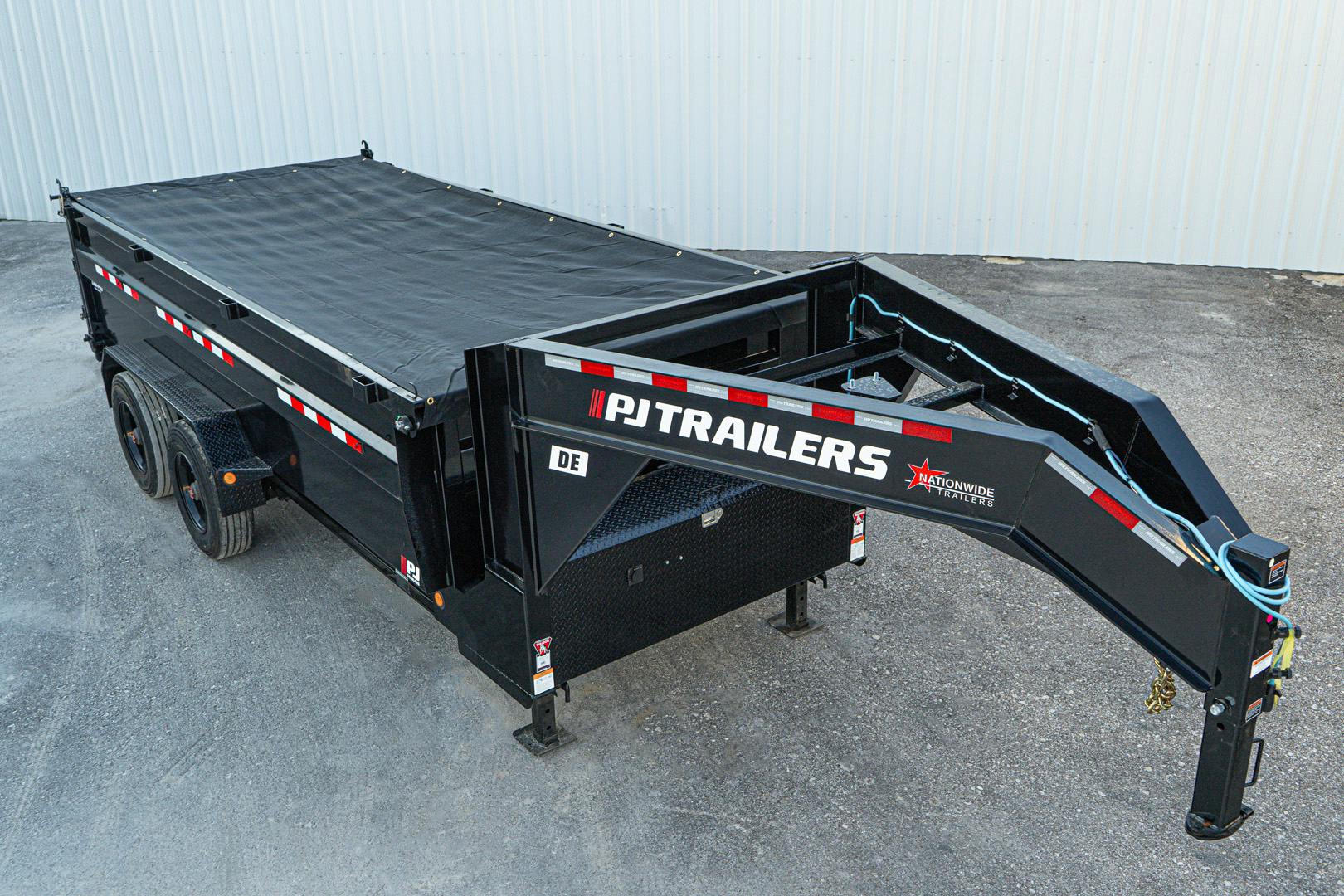 PJ Trailers 16'x83" Gooseneck HD Low Pro Dump Trailer w/ 3' Sides (DE) - Stock #87175 - Image 8 of 32