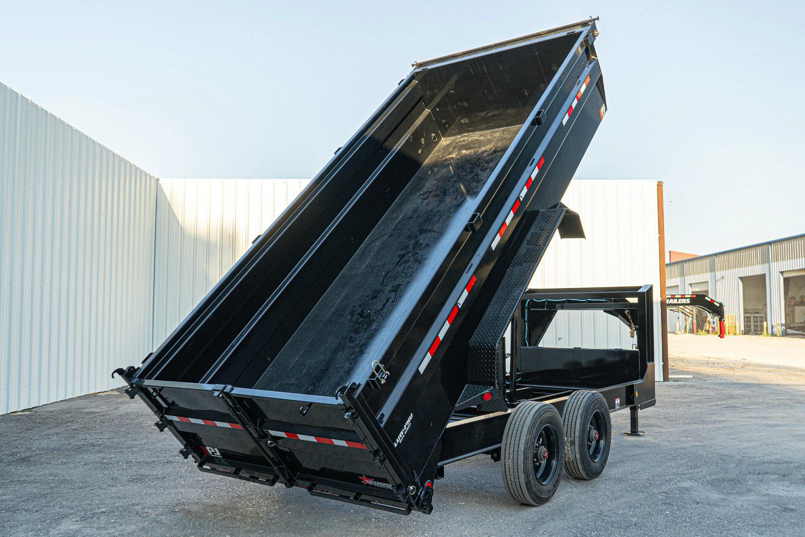 PJ Trailers 16'x83" Gooseneck HD Low Pro Dump Trailer w/ 3' Sides (DE) - Stock #87175 - Image 27 of 32