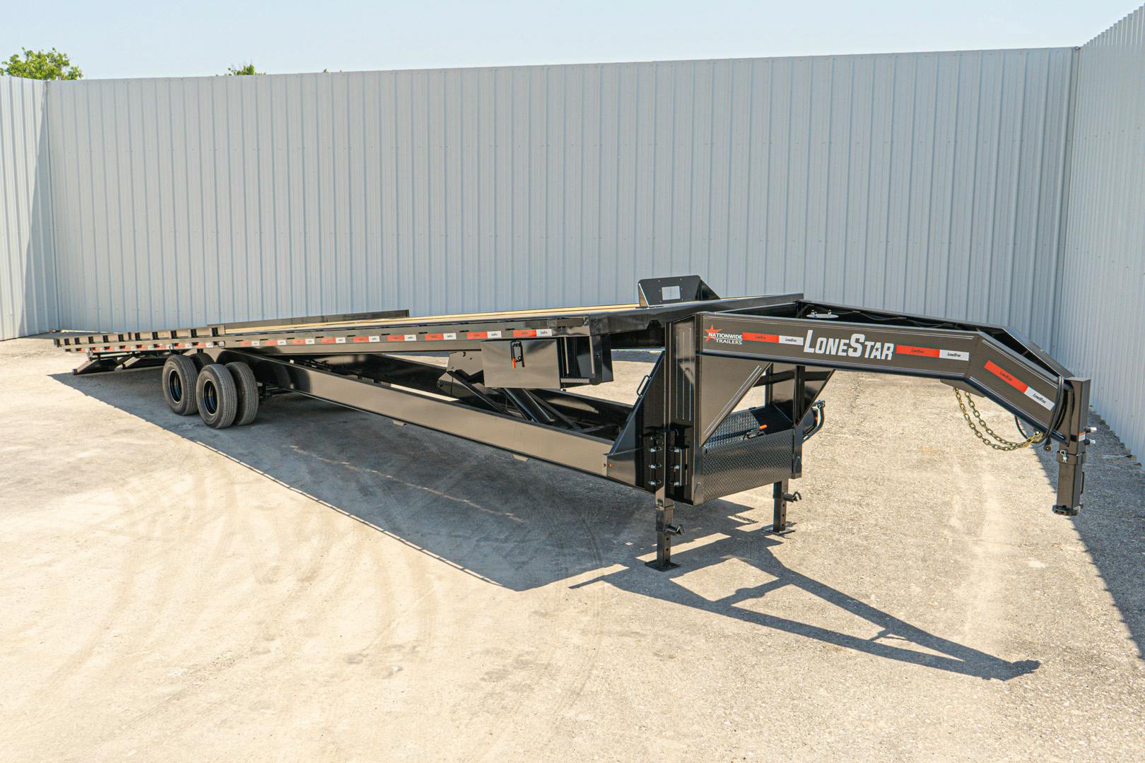 LoneStar 40'x102" Tilt Shipping Container Trailer w/ Duals (TC) - Stock #87199 - Image 3 of 28