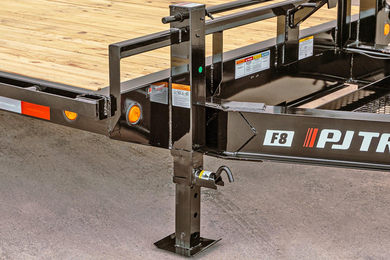 PJ Trailers 24'x102" 8" I-Beam Deckover Flatbed Trailer (F8) - Image 7