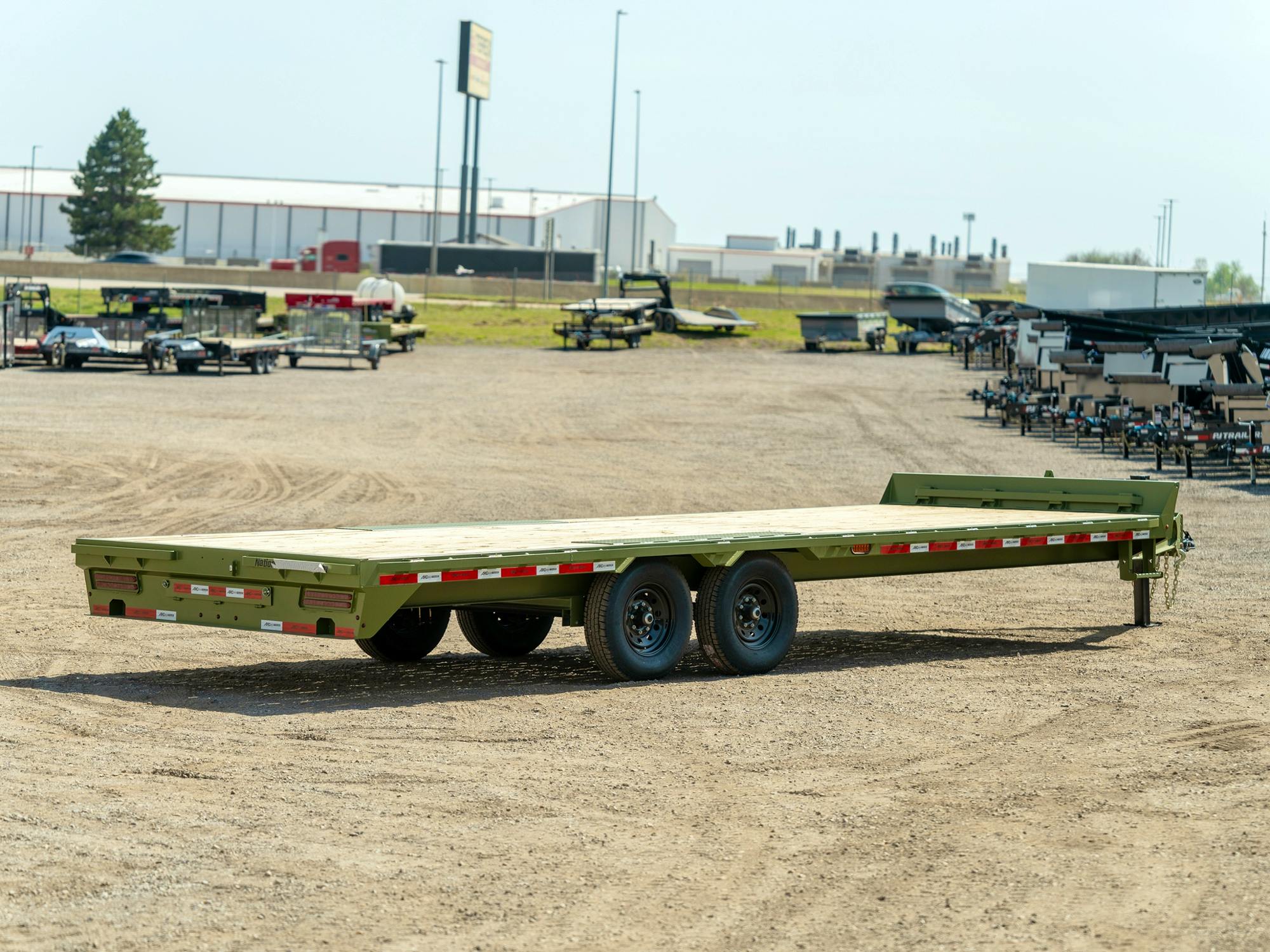ARC Trailers 24'x102" 8" I-beam Deckover Trailer (BDS) - Stock #87255 - Image 2 of 3