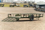 Texas Bragg 14'x77" Utility Trailer w/ 4' Gate (U1) Stock #87264 - Thumbnail 3