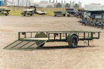 Texas Bragg 14' × 77" Pipe-Top Utility Trailer Stock #87264 - Thumbnail 3